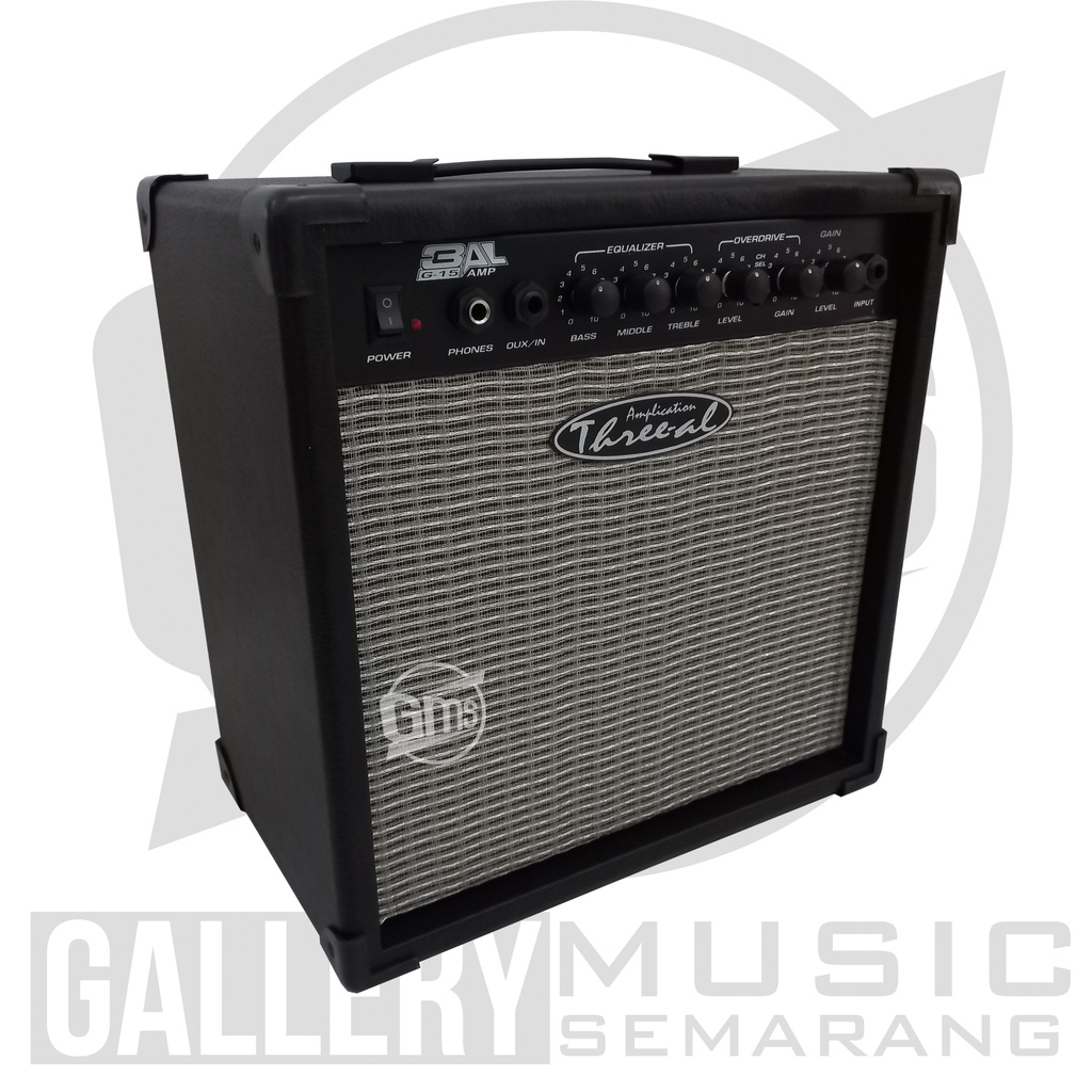 Amplifier Gitar Ampli Gitar dan Bass Merk Three Al 8&quot; inch Amply Gitar