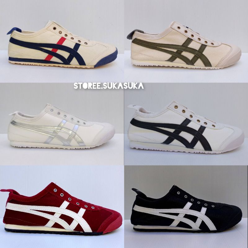 SEPATU SLIP ON TANPA TALI BH || SNEAKERS ONITSUKA TERLARIS