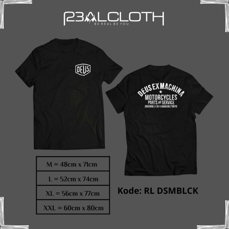 Kaos Cowok | Kaos Premium | Baju Cowok | Deus Ex Machina Tokyo