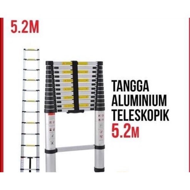 BLACKFOOT-TANGGA TELESCOPIC SINGLE 5,2M // SINGLE TELESCOPIC LADDER