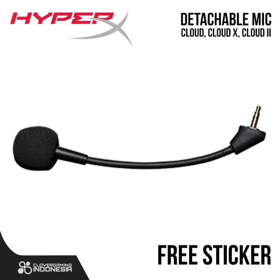 HyperX Detachable Microphone (Cloud, Cloud X, Cloud II) Shopee Indonesia