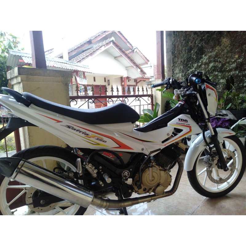 Striping Custom Satria Fu Facelift Tipe Sayap S / Sticker Variasi Satria Fu 150 Tipe S