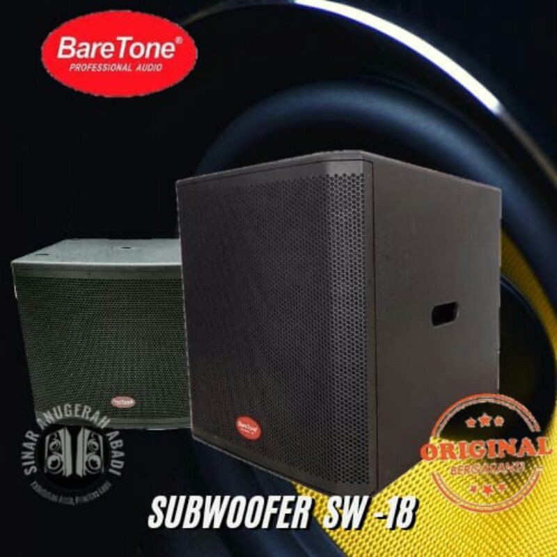 SUBWOOFER AKTIF BARETONE SW-18/18"inch