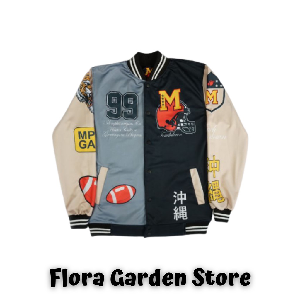 Varsity Everyone MLB & NBA Jacket Baseball Pria Jaket Baseball Wanita Jaket Baseball Unisex OUtfit W
