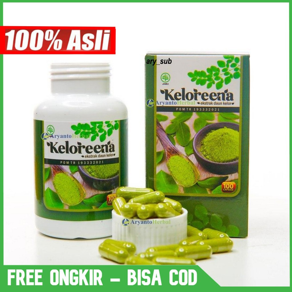Obat Sakit Jantung Koroner & Obat Stroke Iskemik - Keloreena 100 Kapsul Bisa COD & FRE ONGKIR