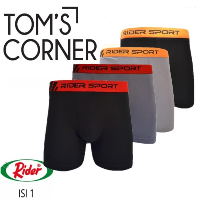 PROMO BOXER RIDER SPORT R 763 B | CELANA DALAM PRIA | PAKAIAN BAJU OLAHRAGA TERMURAH