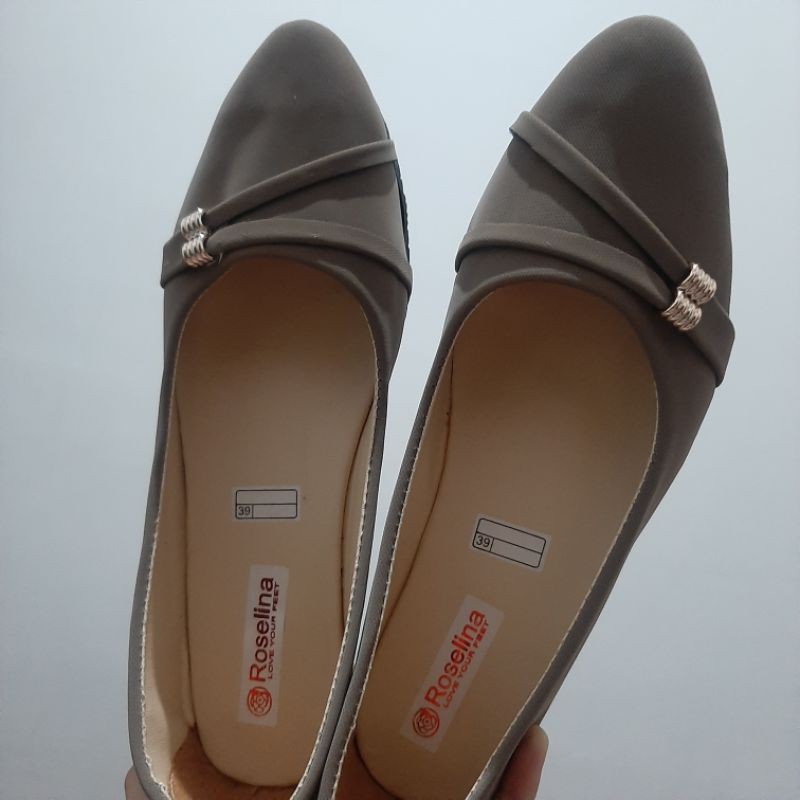 Flat shoes Panshoes nude simple