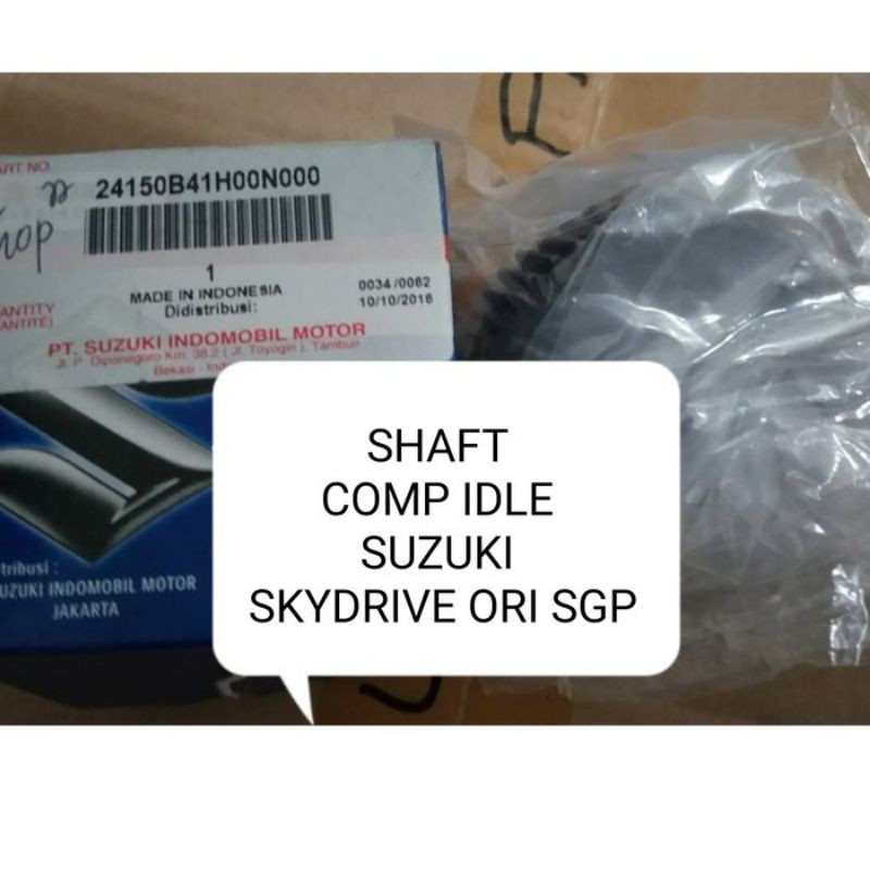 SHAFT COMP IDLE SUZUKI SKYDRIVE ORI SGP LIHAT GAMBAR KATALOG NO 2