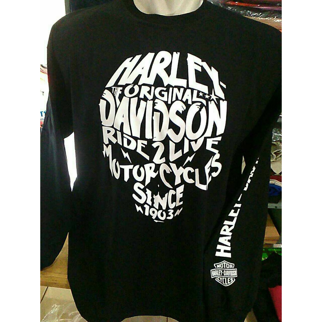 KAOS LENGAN PANJANG HARLEY DAVIDSON/LONG SLEEVE JUMBO