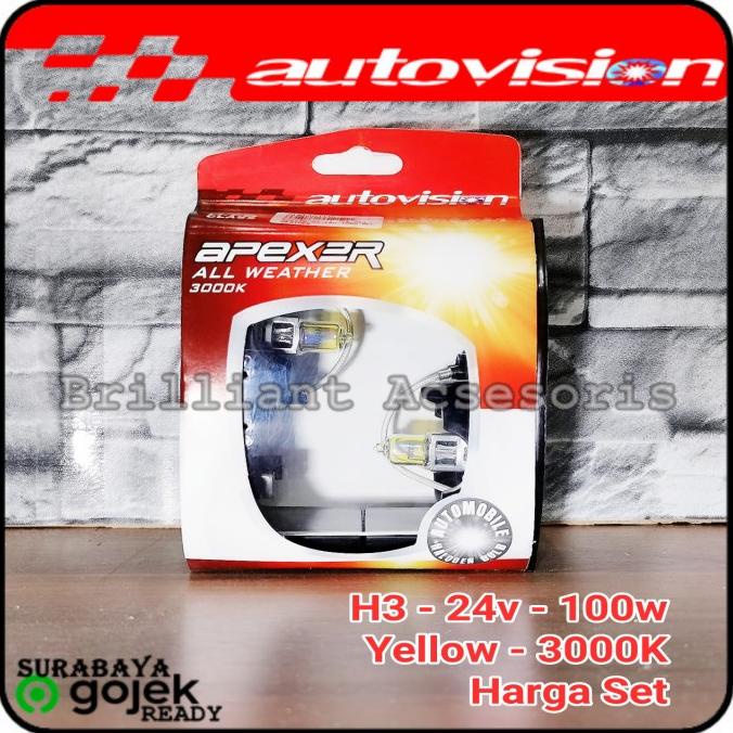COD H3 - Lampu Bohlam Halogen Xenon Yellow Kuning TERBAIK