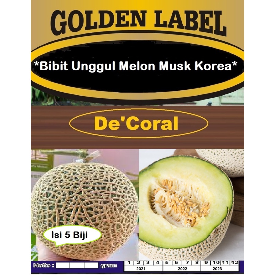 Bibit Unggul Melon Musk Korea | Benih Melon Musk Korea| Bibit Melon Korea | Biji Melon Korea