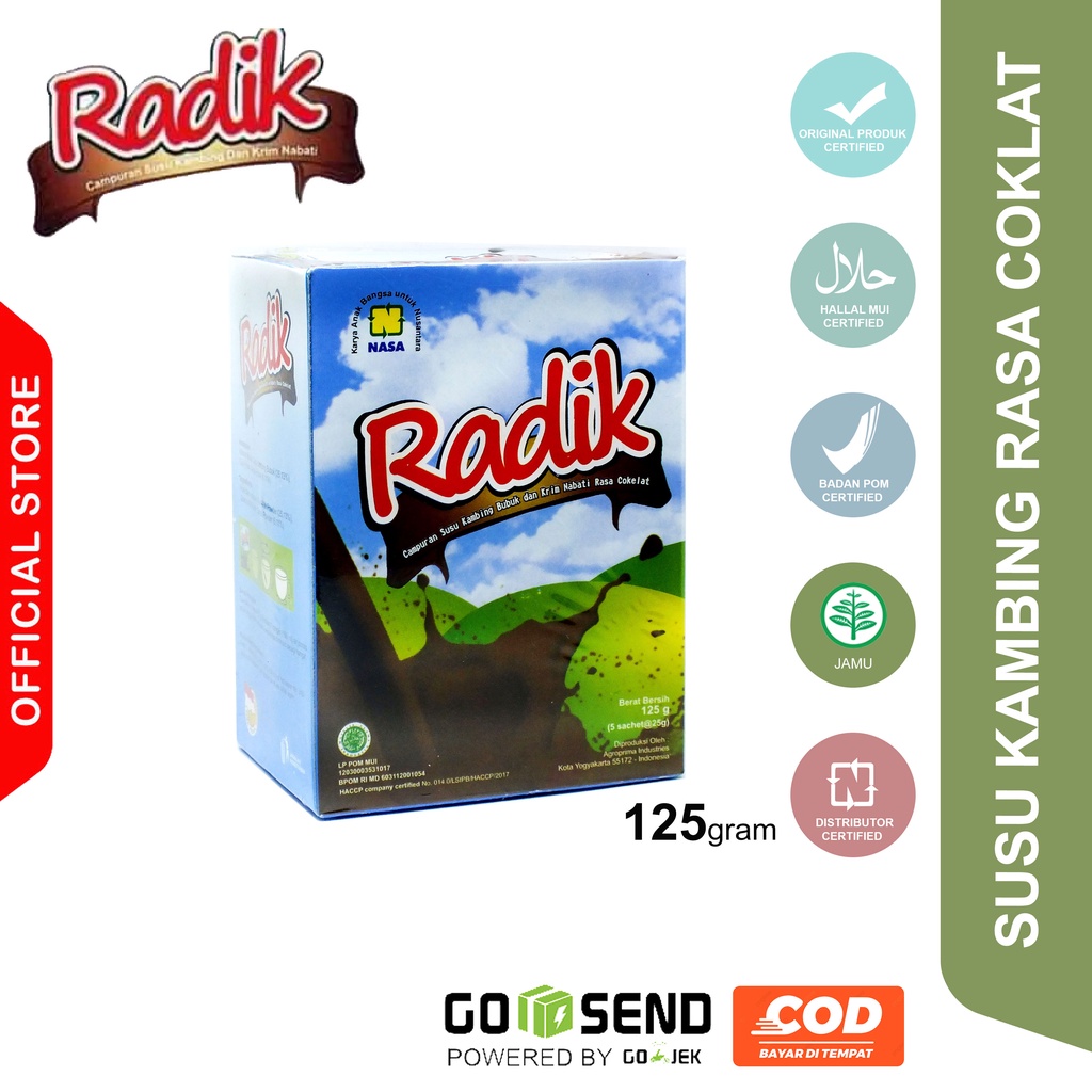 

Radik Susu Kambing Plus Coklat