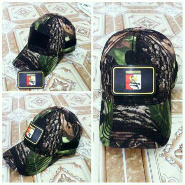 topi pet loreng dan polos