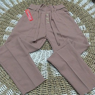  BAGGY  VEVE REMPEL PANTS  CELANA  BUTTON PANTS  Shopee 