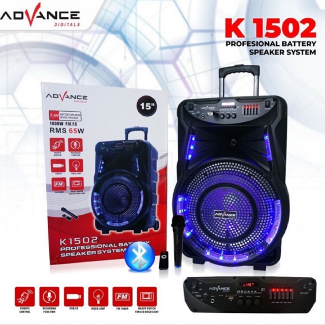 ADVANCE PORTABLE SPEAKER K1502
