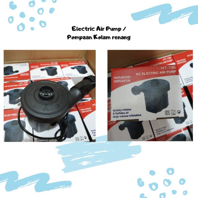 ELECTRIC AIR PUMP / POMPA KOLAM RENANG