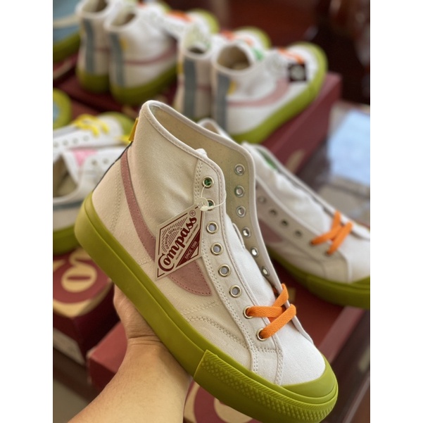 Compass gazelle matcha white high