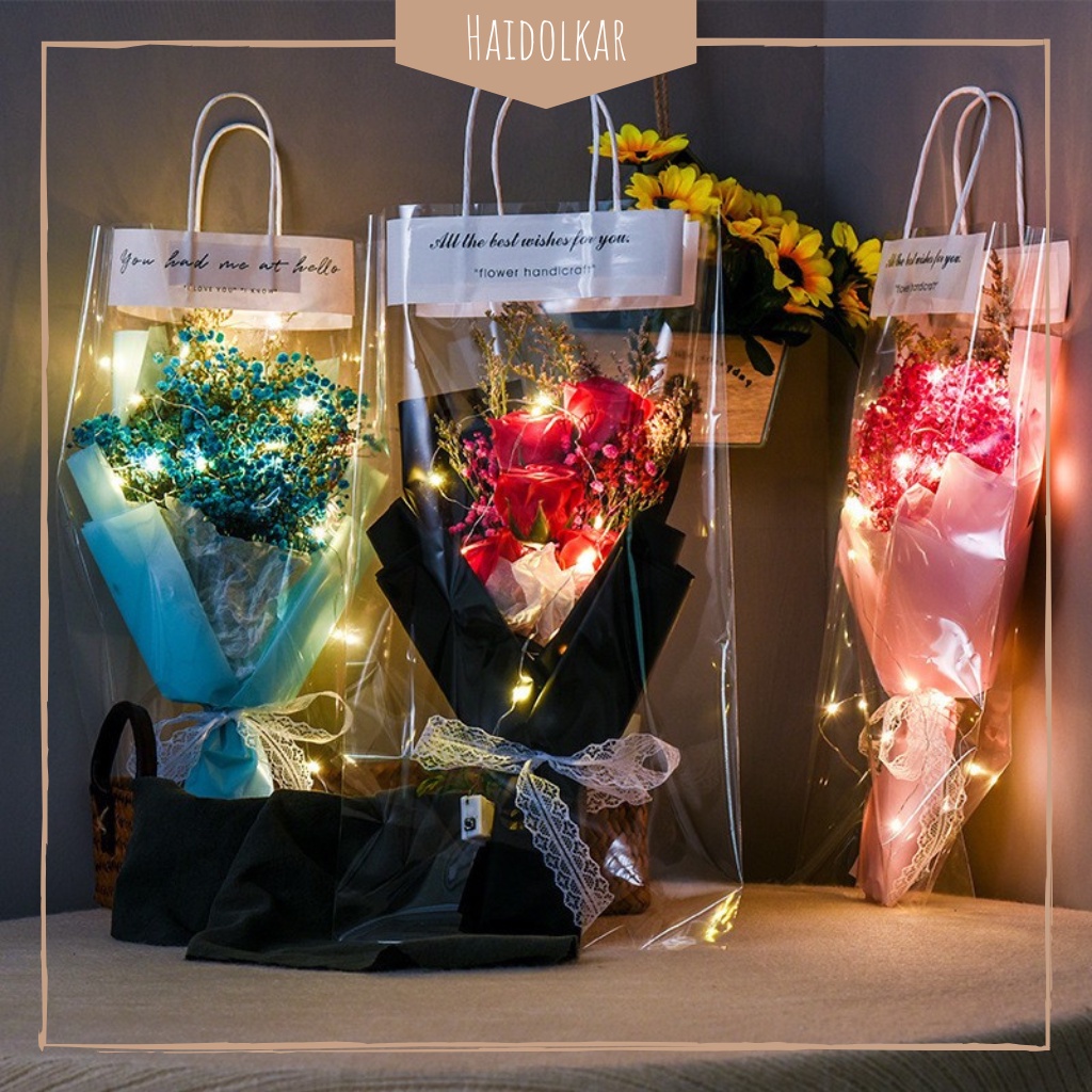 

Kantong plastik bunga kantong hadiah plastik boneka kantog baju