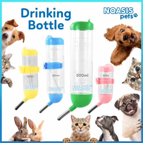 Botol Tempat Minum Plastik Navo Hewan Hamster Anjing Kucing Kelinci Drinking Bottle 80 125 250 500 ml