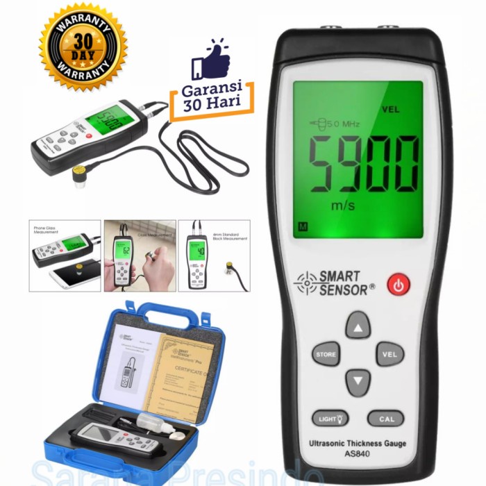 Ultrasonic Thickness Gauge Smart Sensor As 840 Wall Thickness Gauge