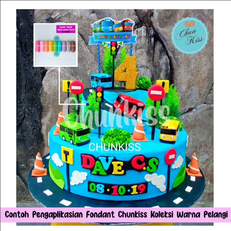 FONDANT WARNA 100 GRAM - HALAL SIAP PAKAI