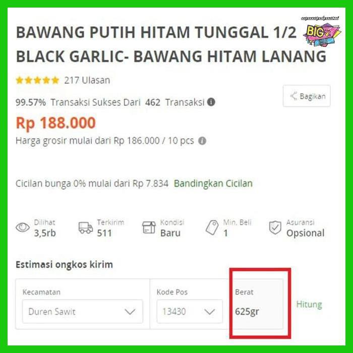

obatlabreh- bawang putih hitam tunggal 1/2 kg -black garlic- bawang hitam lanang -aslii.