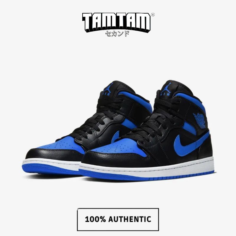 NIKE AIR JORDAN 1 MID ROYAL BLUE ORIGINAL