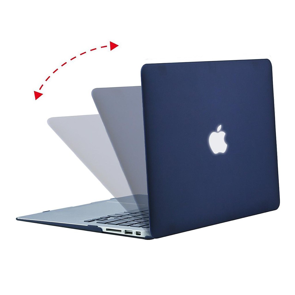 Casing Cover Shell Hardcase Apple Macbook Air 13 inch A1466 A1369 2010 2017 - Navy Blue