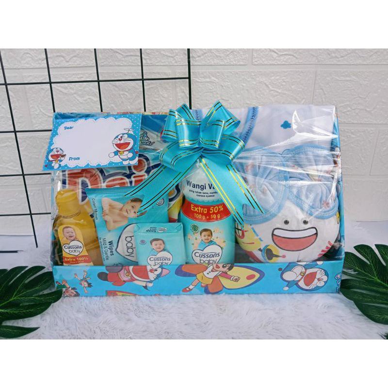 PARSEL BAYI GIFT BABY BONEKA/TANPA BONEKA PAKET PERLENGKAPAN BAYI