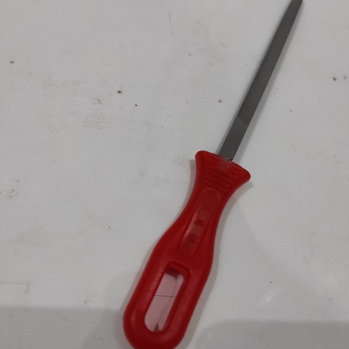 Alat Kikir Besi Gergaji segitiga Needle Slim Triangle File 4&quot; 4 inch