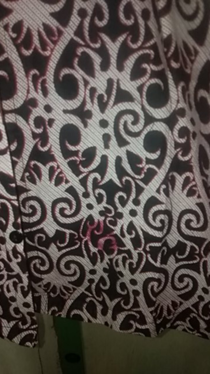 Bswart Batik Hrb026 Kenongo Hem Batik Asmad Maroon Kemeja Batik Pria