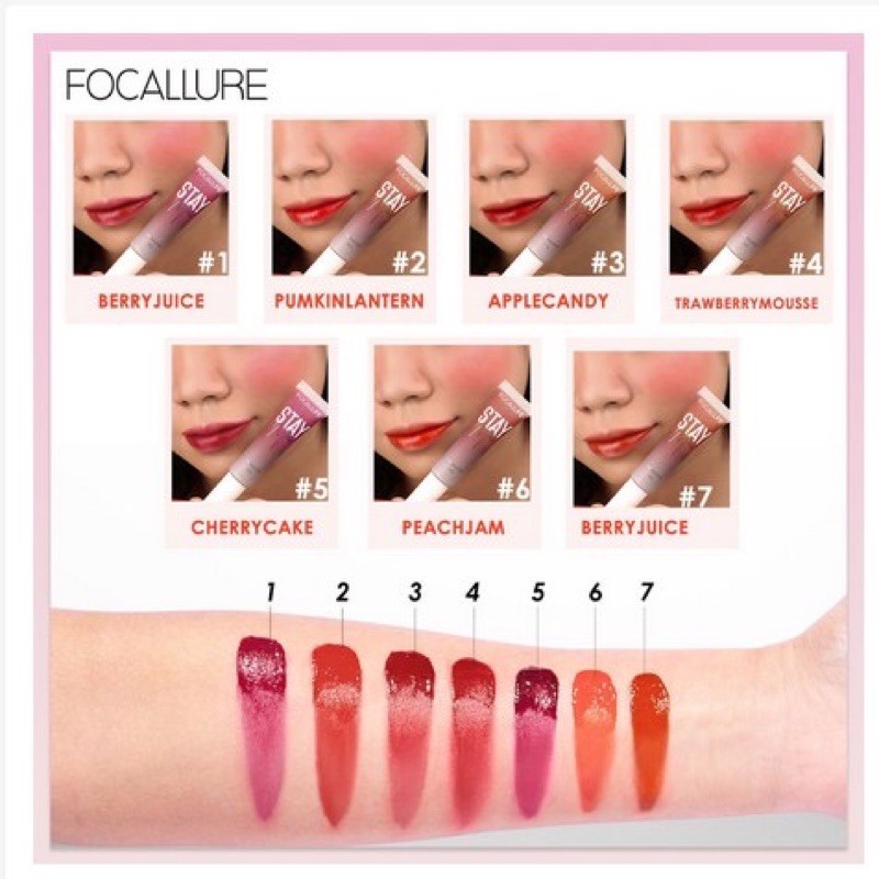 Focallure Staymax Lip Tint Pelembab Bibir &amp; Pipi FA 159