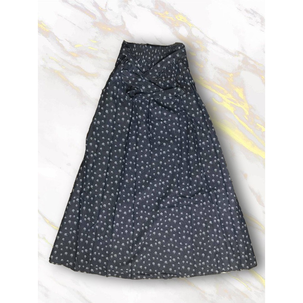 Rok Wanita Payung/Rok Denim Apel