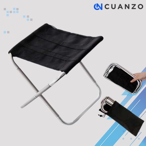 Kursi Lipat Portable Memancing Outdoor Fishing Chair / Kursi Bangku Lipat Duduk Outdoor Outdor Camping Kemping Travel Travelling Gunung Pantai Santai Make Up Pancin Mancing Memancing Teras Minimalis Portable Portabel Kuat Mini Dewasa Aesthetic Murah Ori