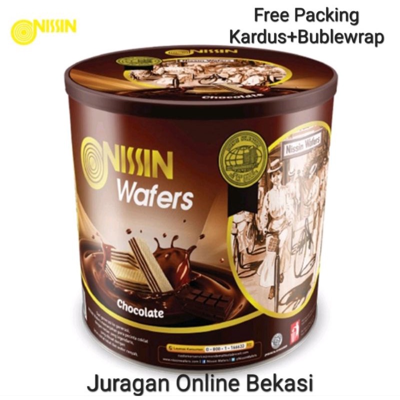 

NISSIN WAFERS CHOCOLATE [570gr] FREE PACKING KARDUS & BUBLEWRAP.