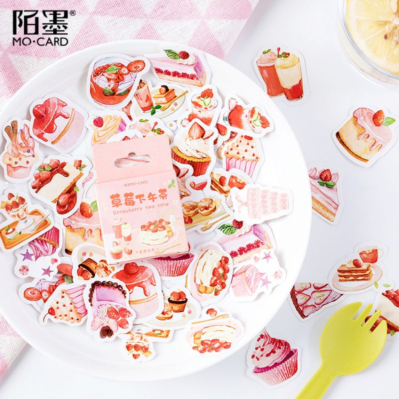 

shishimi stiker cute kawai motif pink cupcakes A0161SB