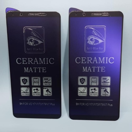 SCREEN PROTECTOR CERAMIC MATTE ANTI BLUE VIVO Y71 - FA