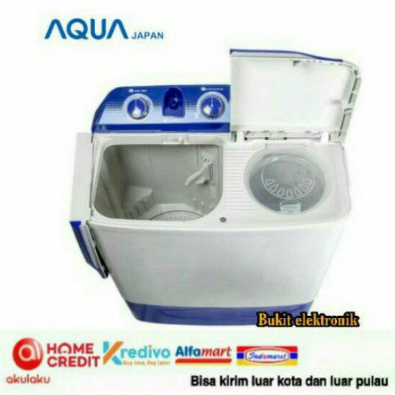 Mesin Cuci 2 Tabung AQUA Japan 8 Kg QW-881XT Hijab Series