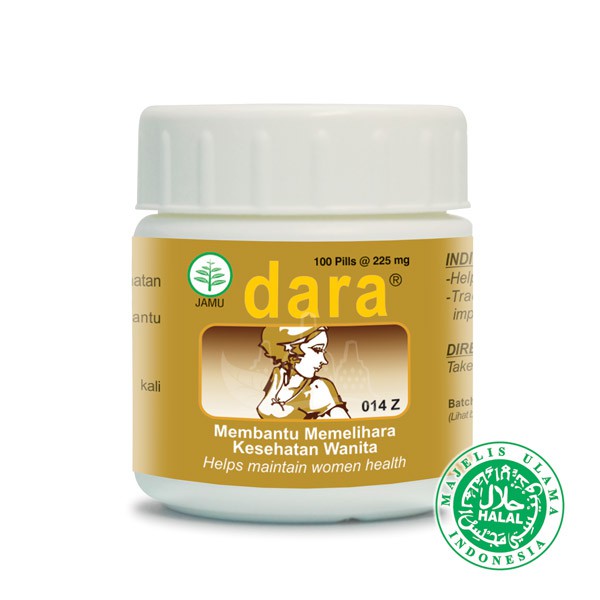 SEPAKET DARA CREAM 15 GRAM + DARA 100 PIL - BOROBUDUR HERBAL - Membantu mengencangkan payudara