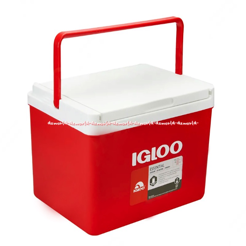 Igloo Cooler Box 12.8L Box Tempat Pendingin Makanan Iglo Biru Merah Menjaga Suhu Tetap Dingin Sistem Ultratherm