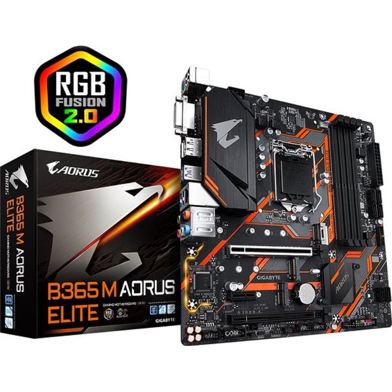 Paketan Intel Core i5 9600k plus Aorus B365m Elite