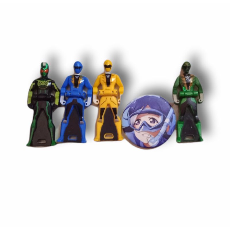 DX Ranger Key Gokaiger set / Power Rangers Super Megaforce Legendari ranger key