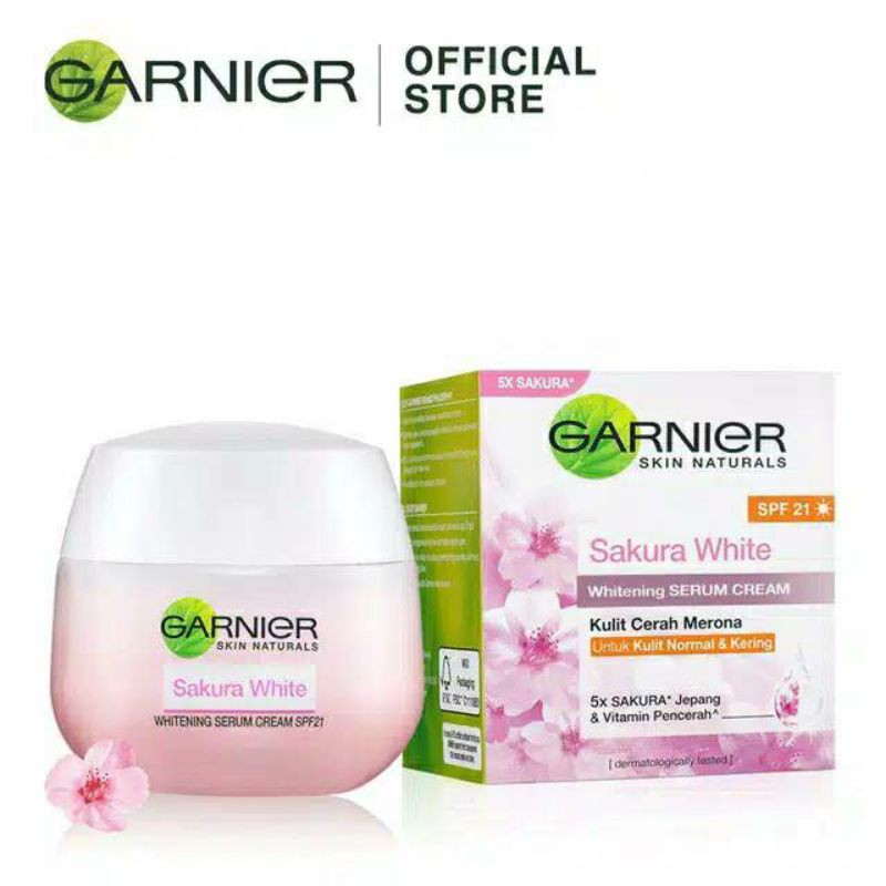 [50ml] Garnier Sakura Glow Hyaluron Serum Cream SPF 30 | Day Cream