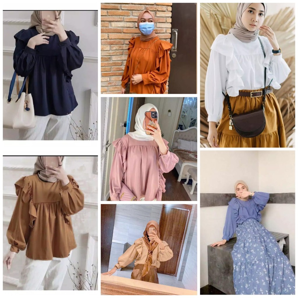 SAVAHHIJAB - RUBY BLOUSE / BLOUSE / BLOUSE WANITA / PAKAIAN WANITA