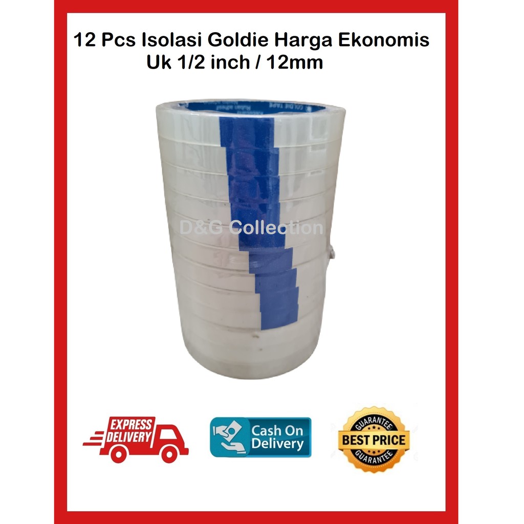 

ISOLASI 1/2 INCH /SOLATIP 1/2 INCH GROSIR MURAH