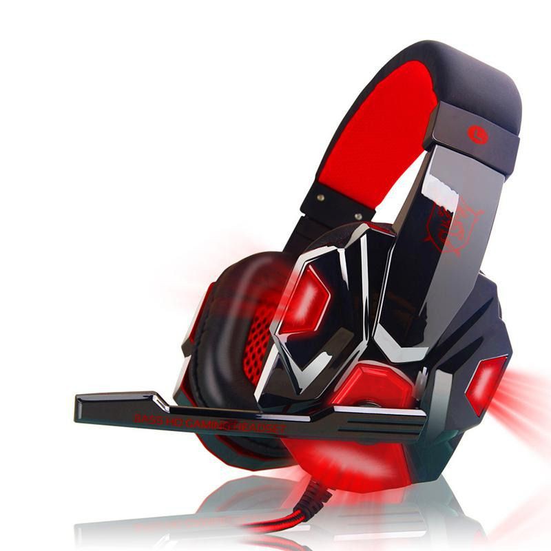 Gaming Headphone Headset LED with Mic