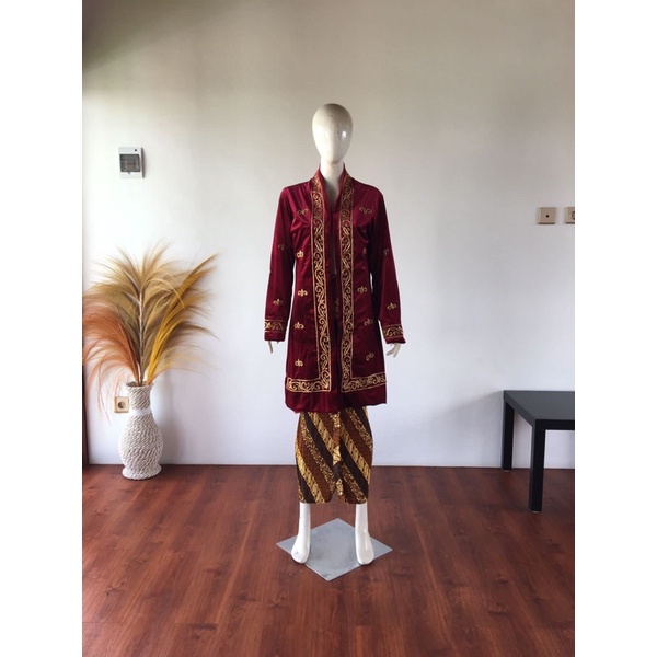 kebaya bludru jogja/baju pengantin jogja/baju putri jogja