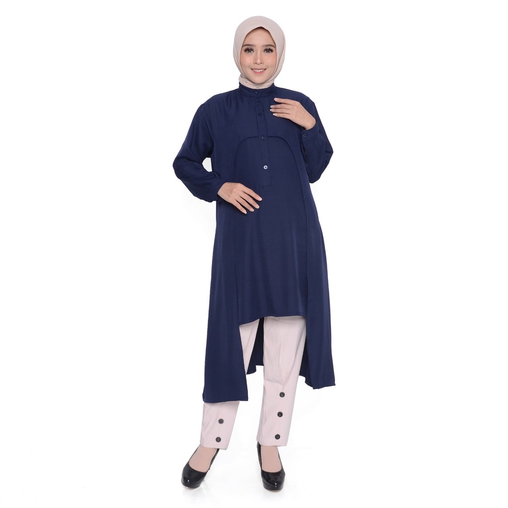 TUNIK/ATASAN WANITA BAJU LONG TUNIK KEKINIAN/BUSUI