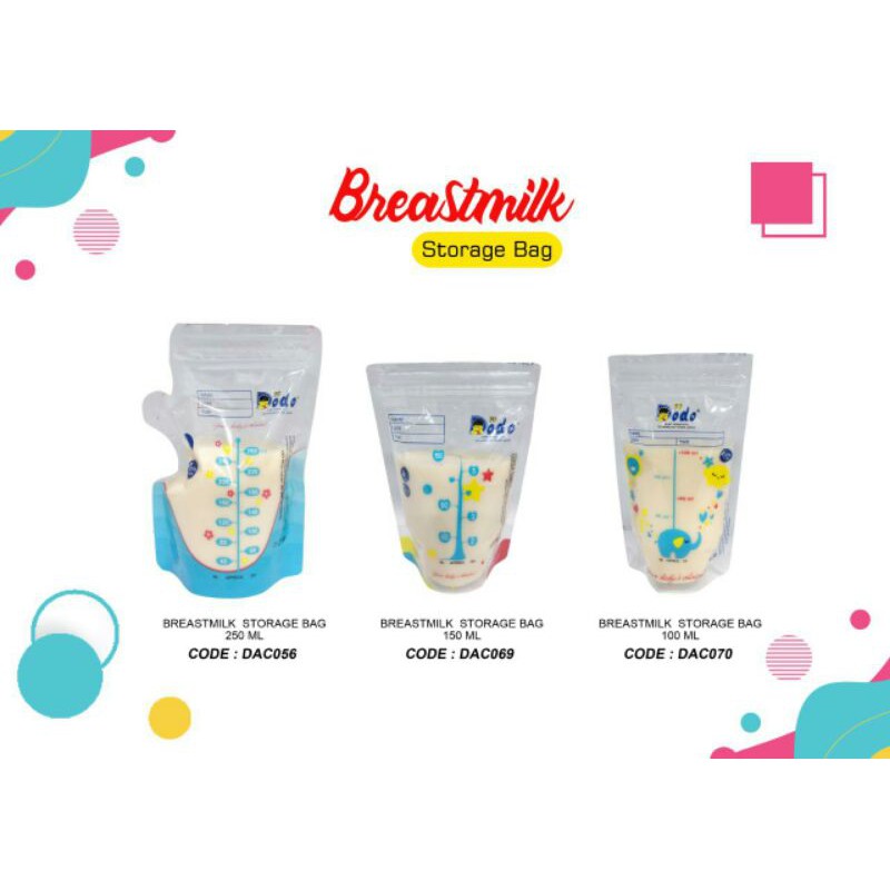 KANTONG ASI DODO / BREAST MILK STORAGE BAG ( 30 BAGS ) 100 ML