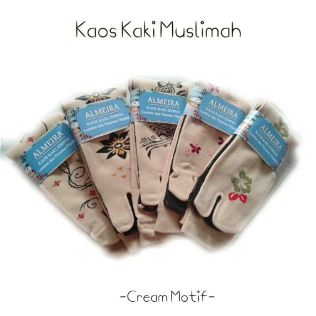 Kaos Kaki Muslimah | Kaos Kaki Jempol Motif